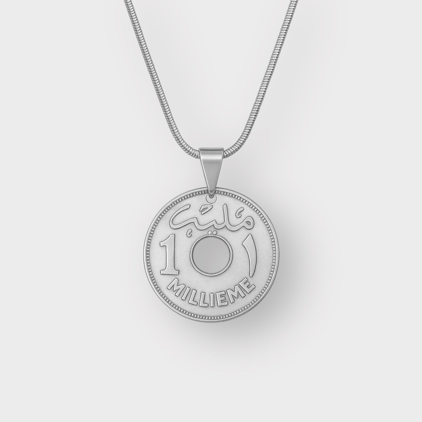 1 MILLIEME NECKLACE SLVR
