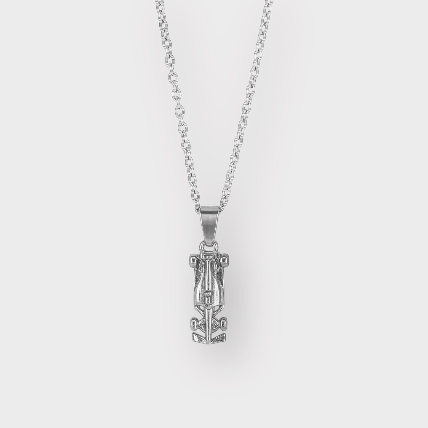 FORMULA 1 NECKLACE SLVR