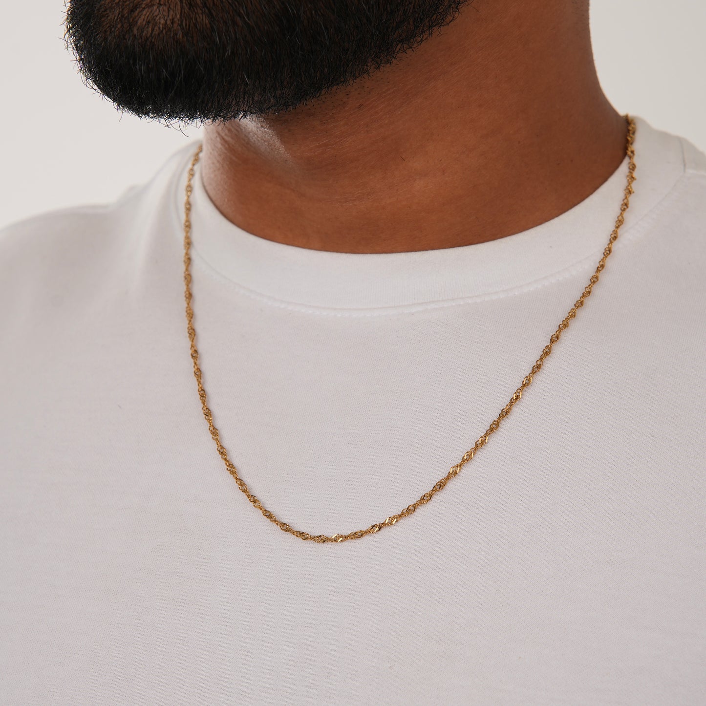 TWISTED CHAIN GLD