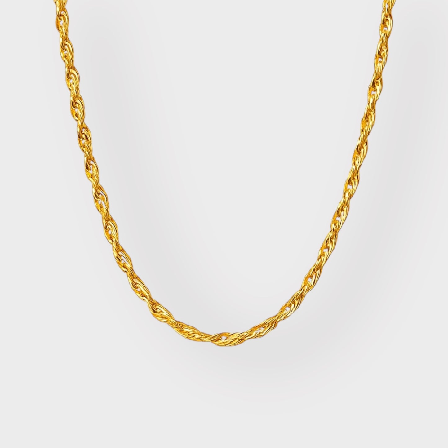 TWISTED CHAIN GLD