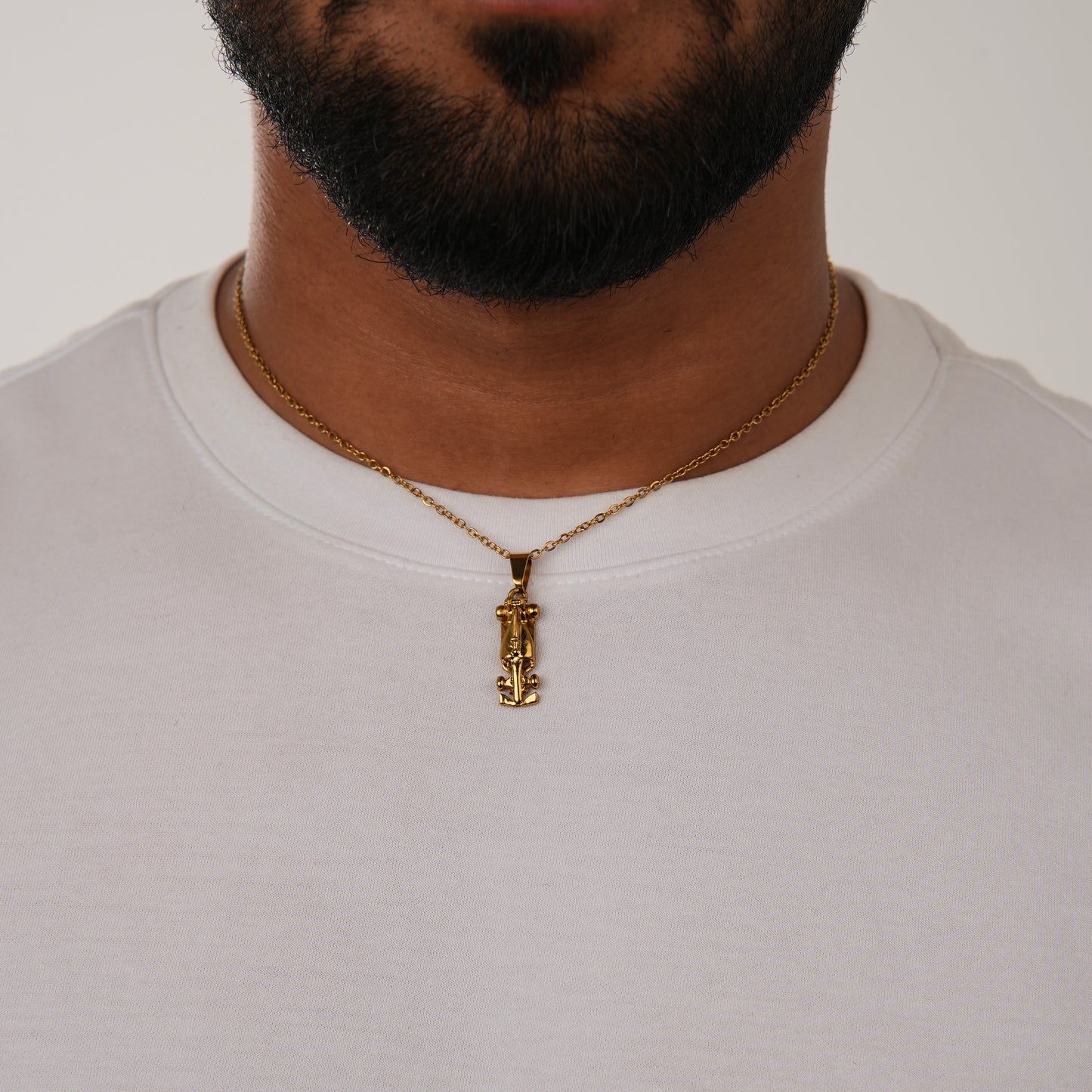 FORMULA 1 NECKLACE GLD
