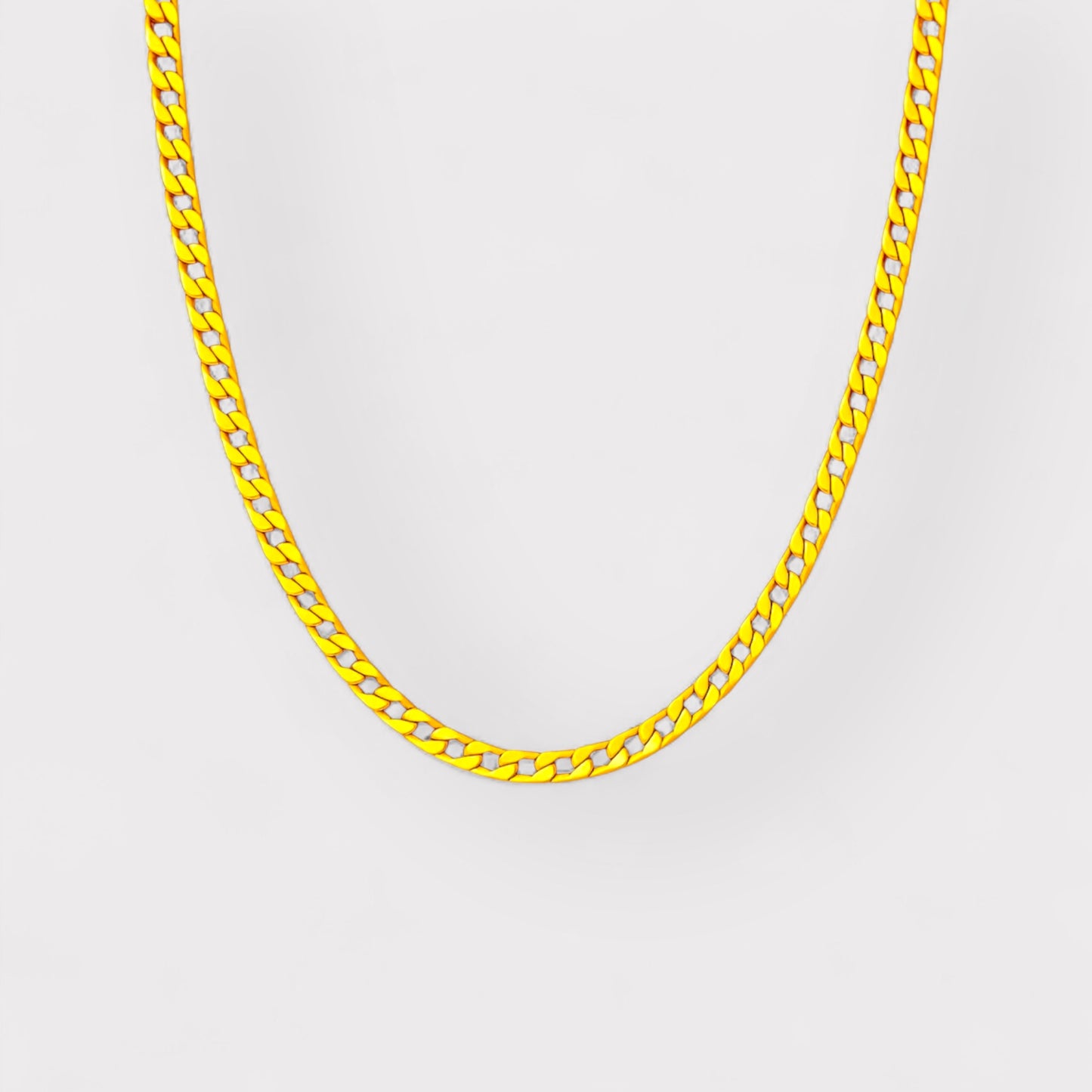 CURB CHAIN GLD
