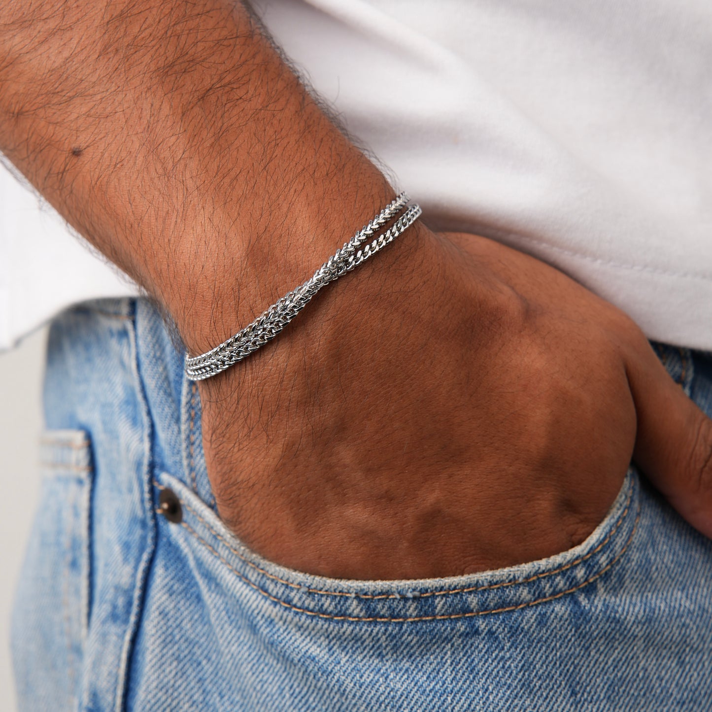 LOOP BRACELET SLVR
