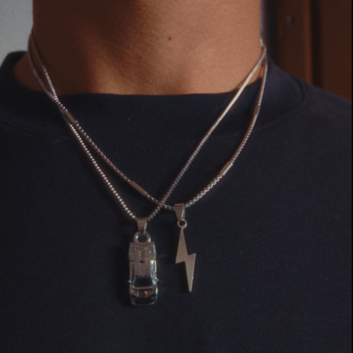 Countach Necklace Silver