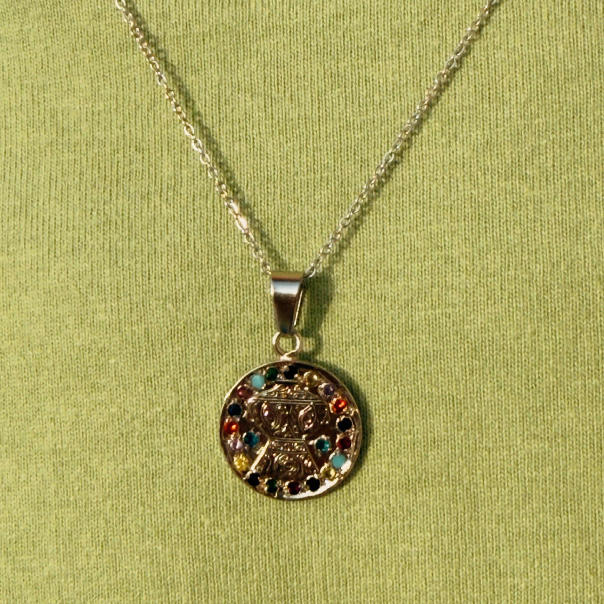 Gemstone Lantern silver