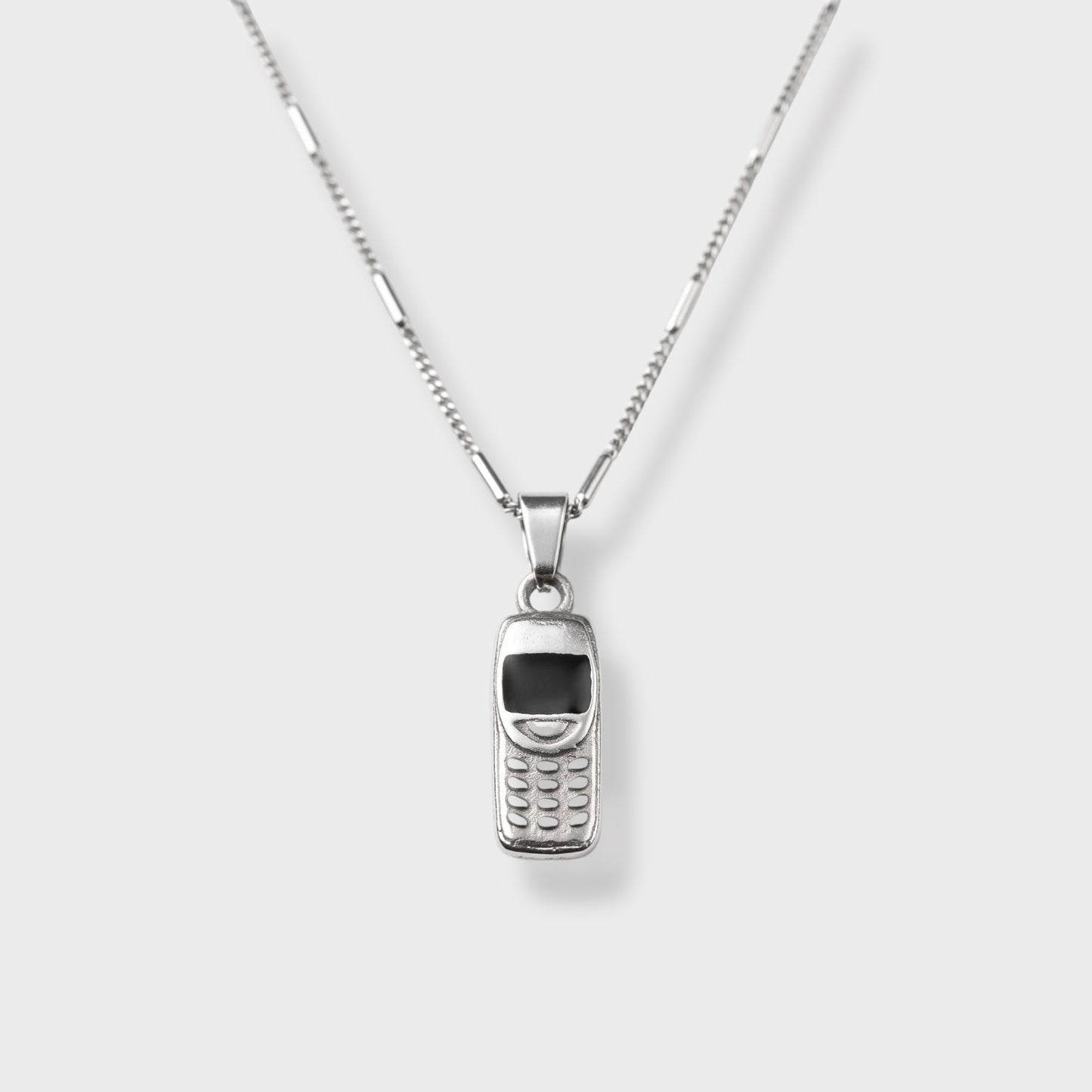 Retro phone Silver