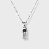 Retro phone Silver