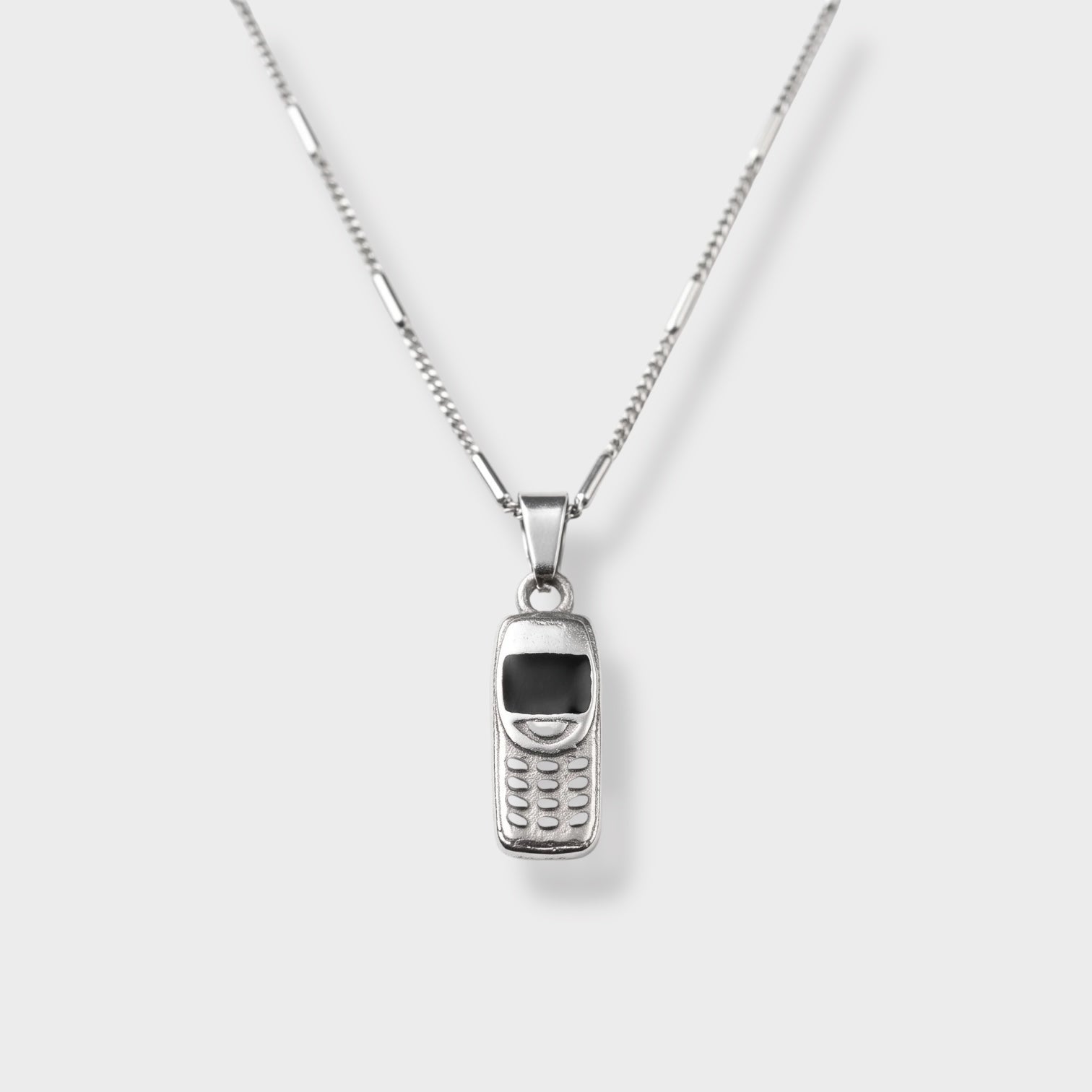 Retro phone Silver