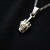 Middle finger Silver