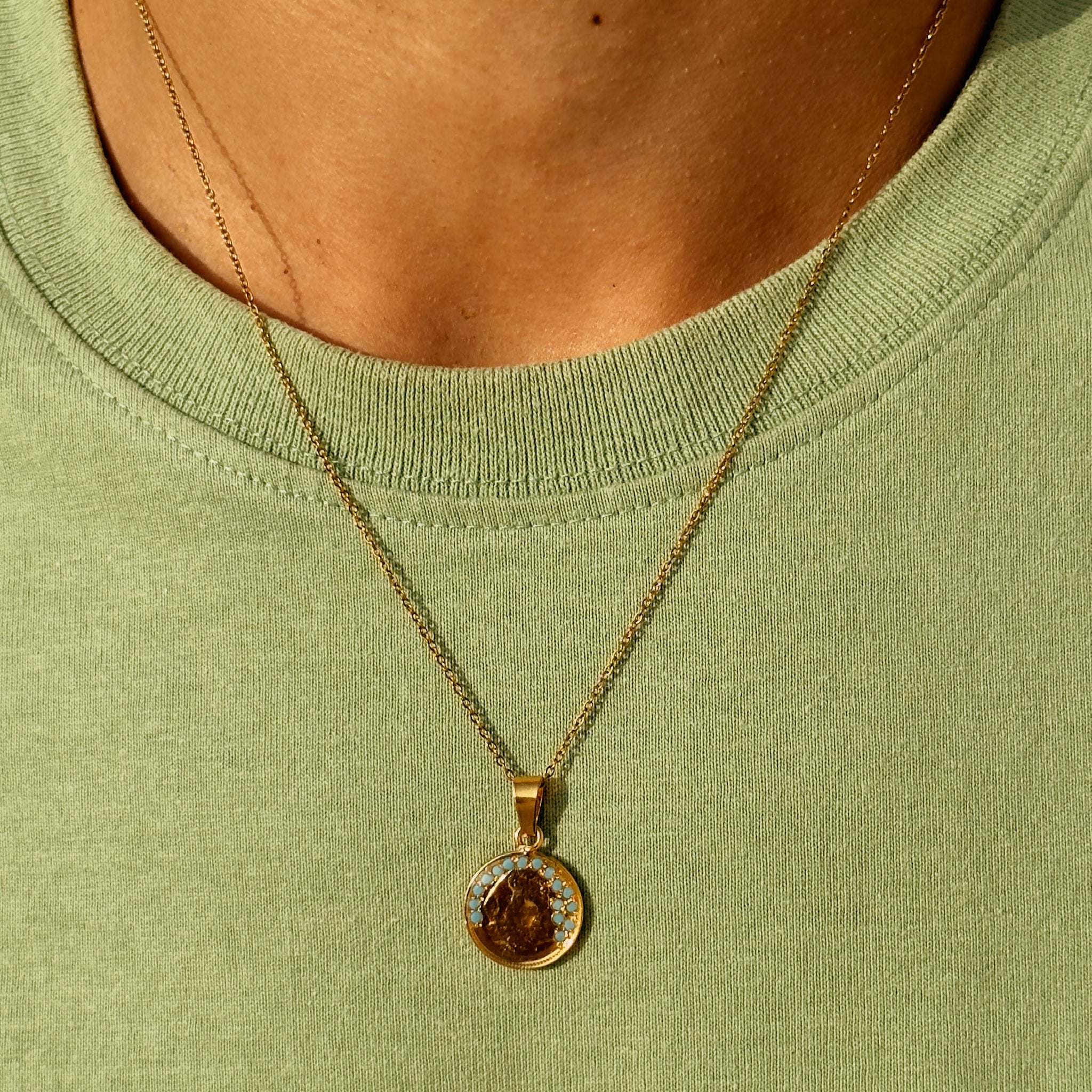 Turquoise sphinx gold