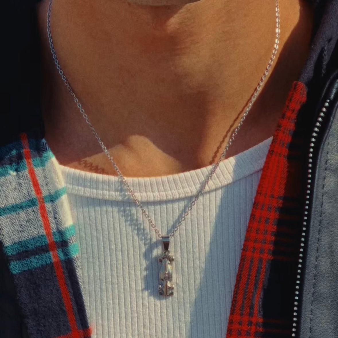 Formula 1 Necklace Silver