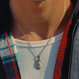 Formula 1 Necklace Silver