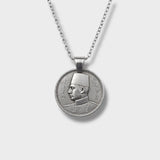 King Farouk Necklace Silver
