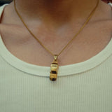 Nine Eleven Necklace Gold