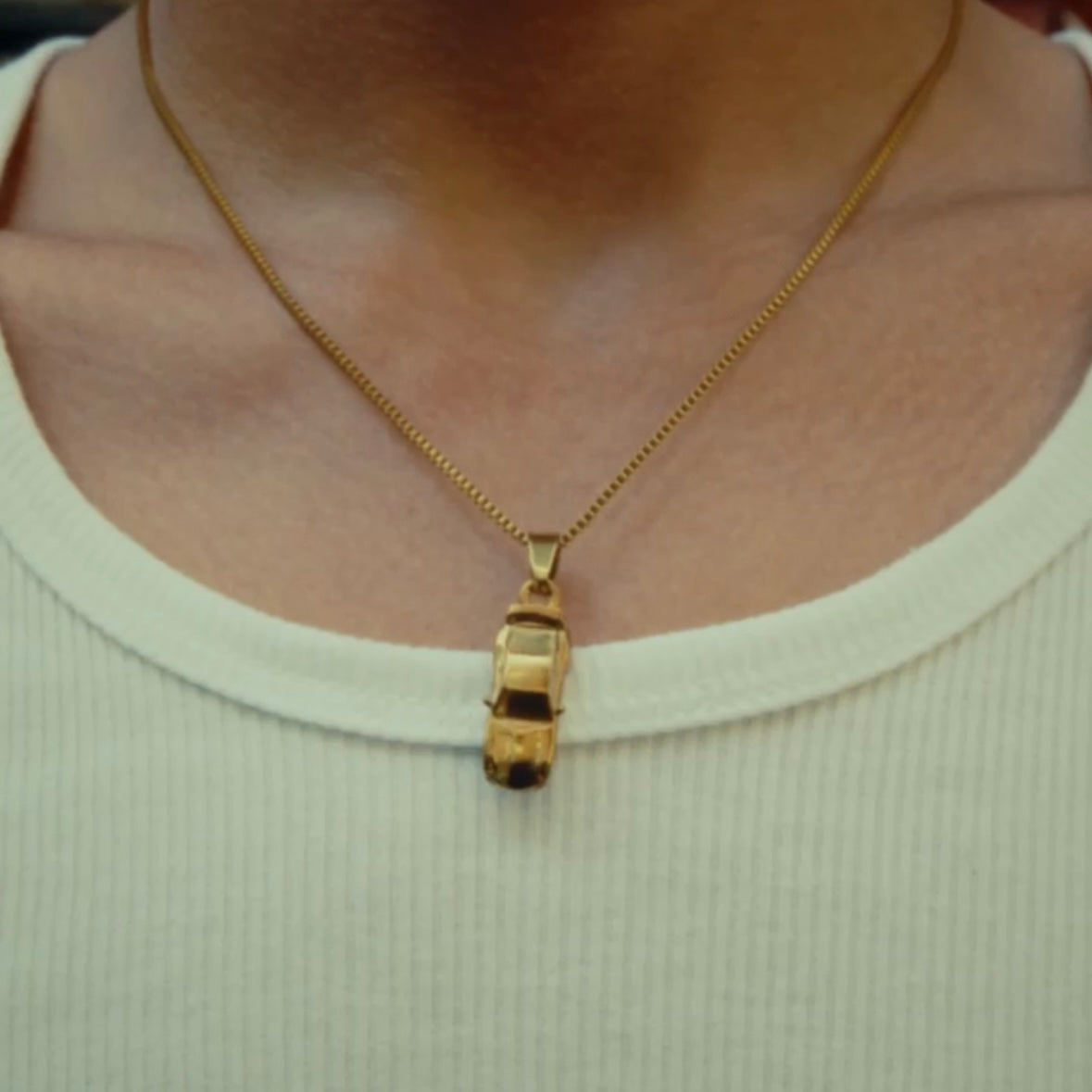 Nine Eleven Necklace Gold