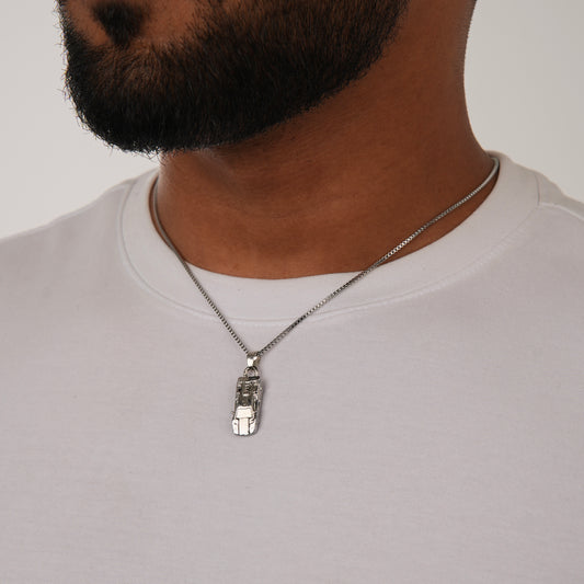 COUNTACH NECKLACE SLVR