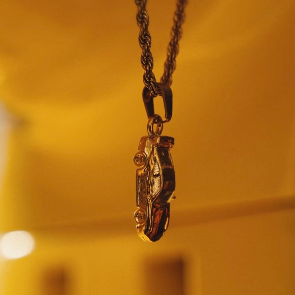 Nine Eleven Necklace Gold