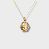 Sapphire King Farouk gold