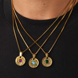 Ruby Millieme Necklace Gold