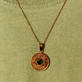 Emerald 2 Millieme gold