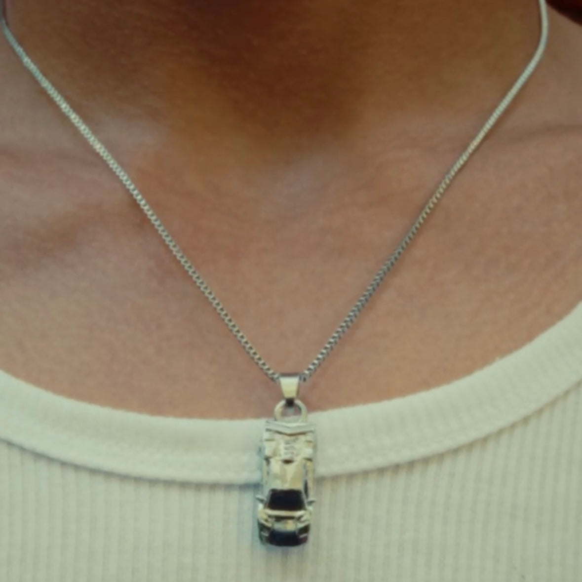Countach Necklace Silver