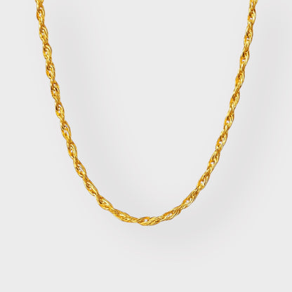 TWISTED CHAIN GLD