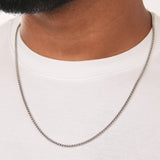 Round Box Chain Silver