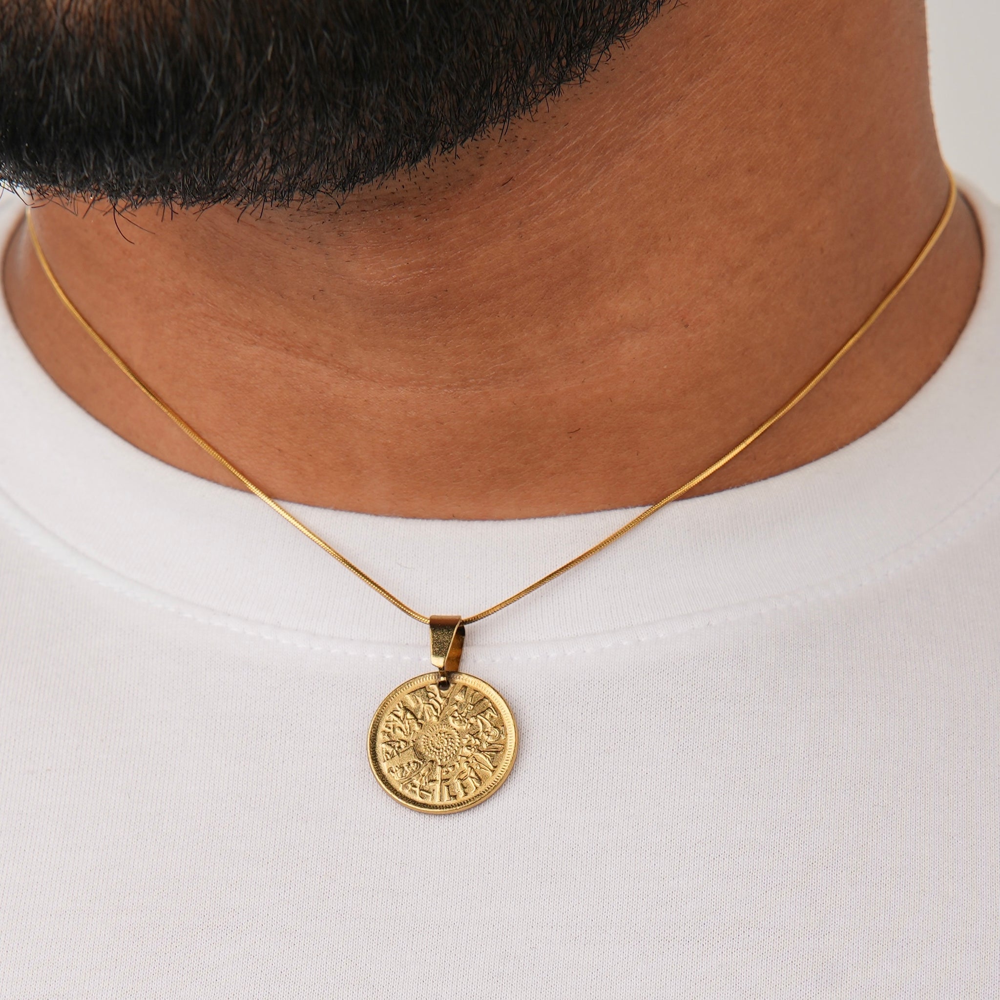 Dome Necklace Gold