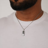 Nine Eleven Necklace Silver