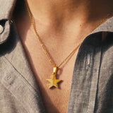 Star Necklace Gold