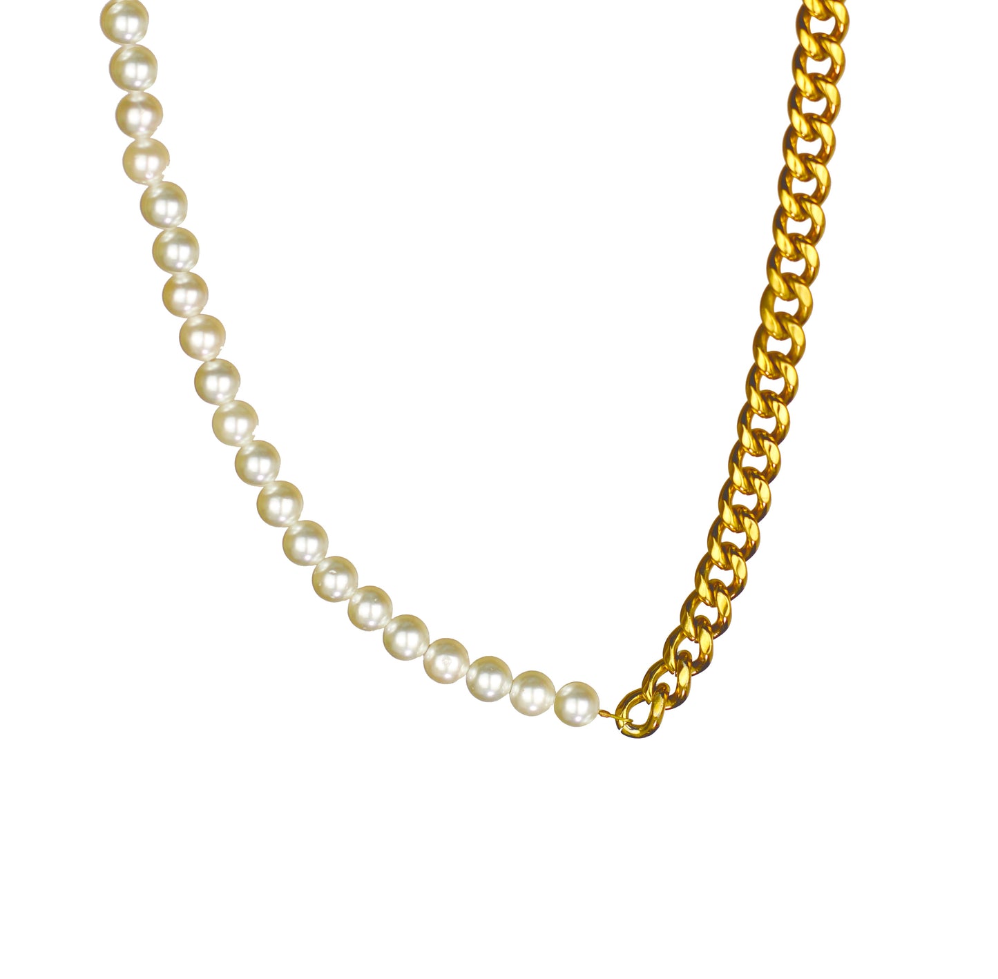 “CUBAN PEARL CHAIN”