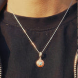 Captain America Necklace Silver