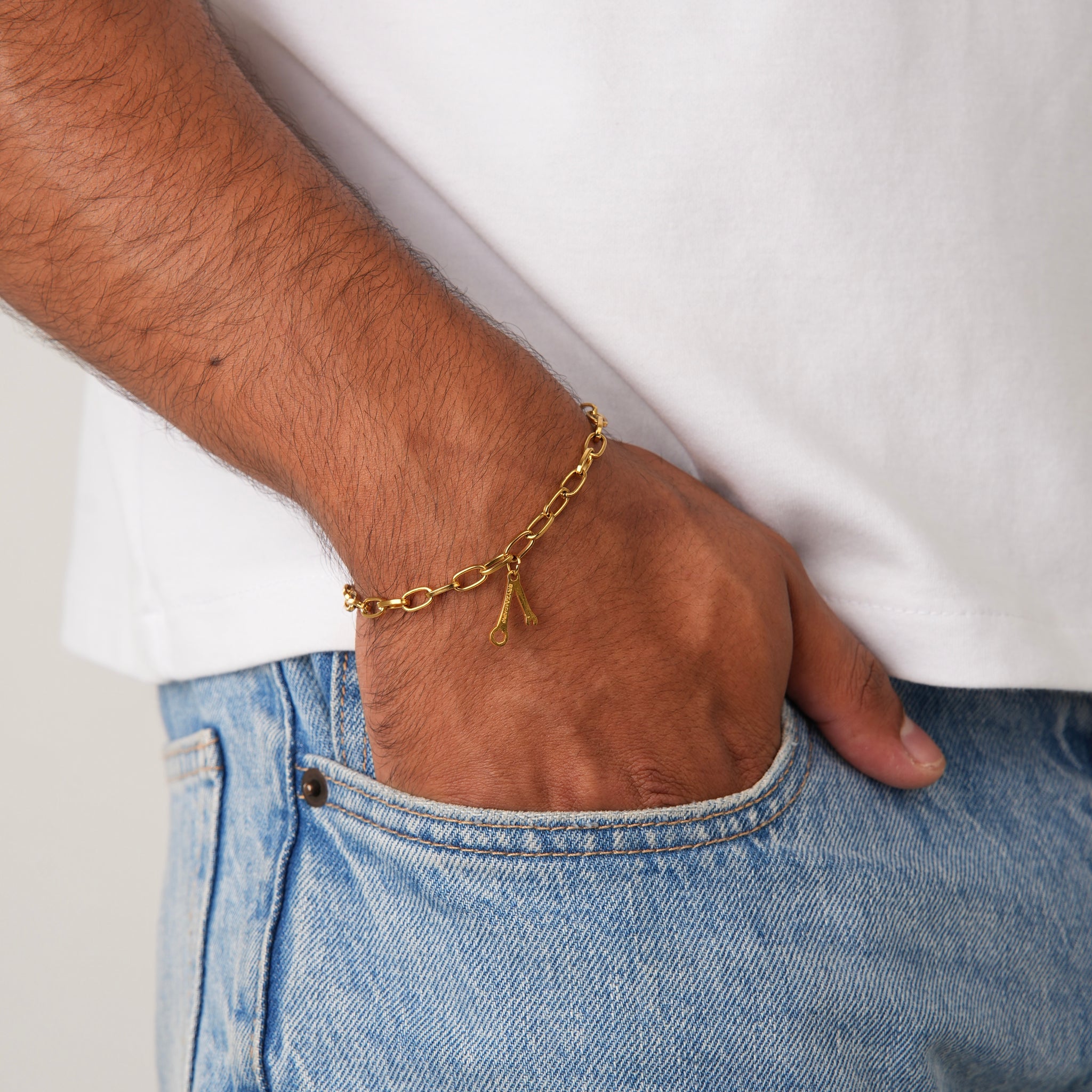 Wrench Bracelet Gold