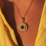Emerald 2 Millieme gold