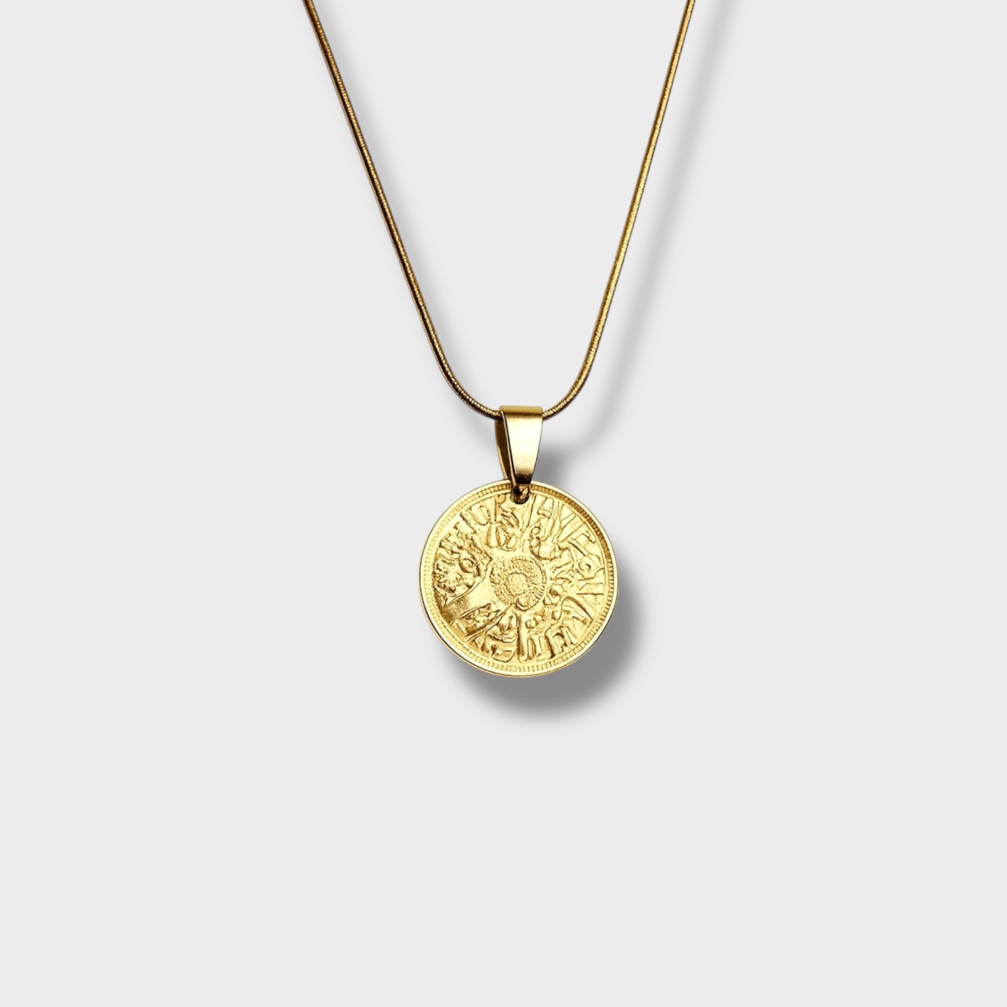 Dome Necklace Gold