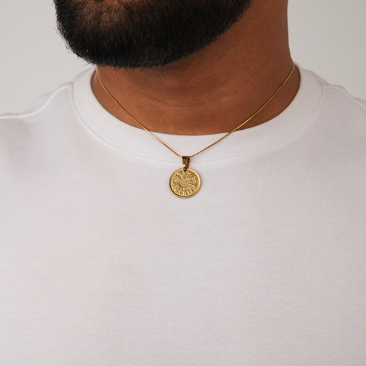 DOME NECKLACE GLD