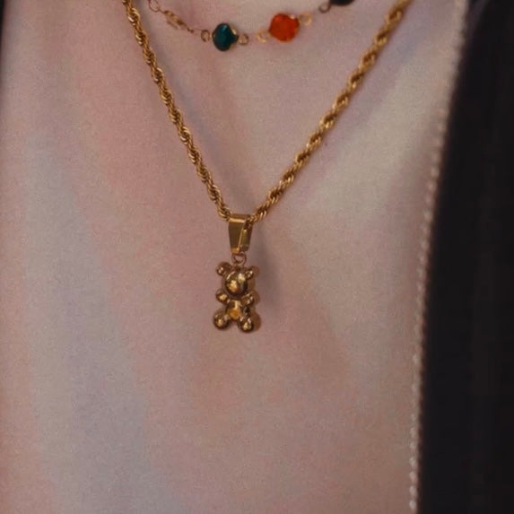 Gummy bear Necklace Gold