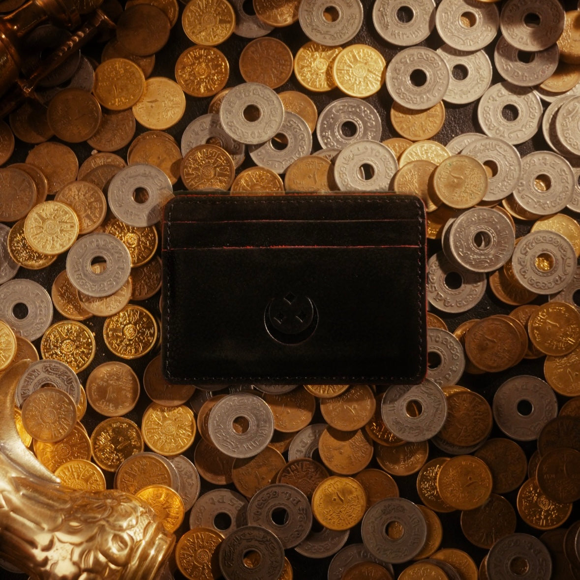 Noir Satiné Cardholder