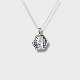 Sapphire King Farouk silver
