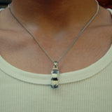 Nine Eleven Necklace Silver