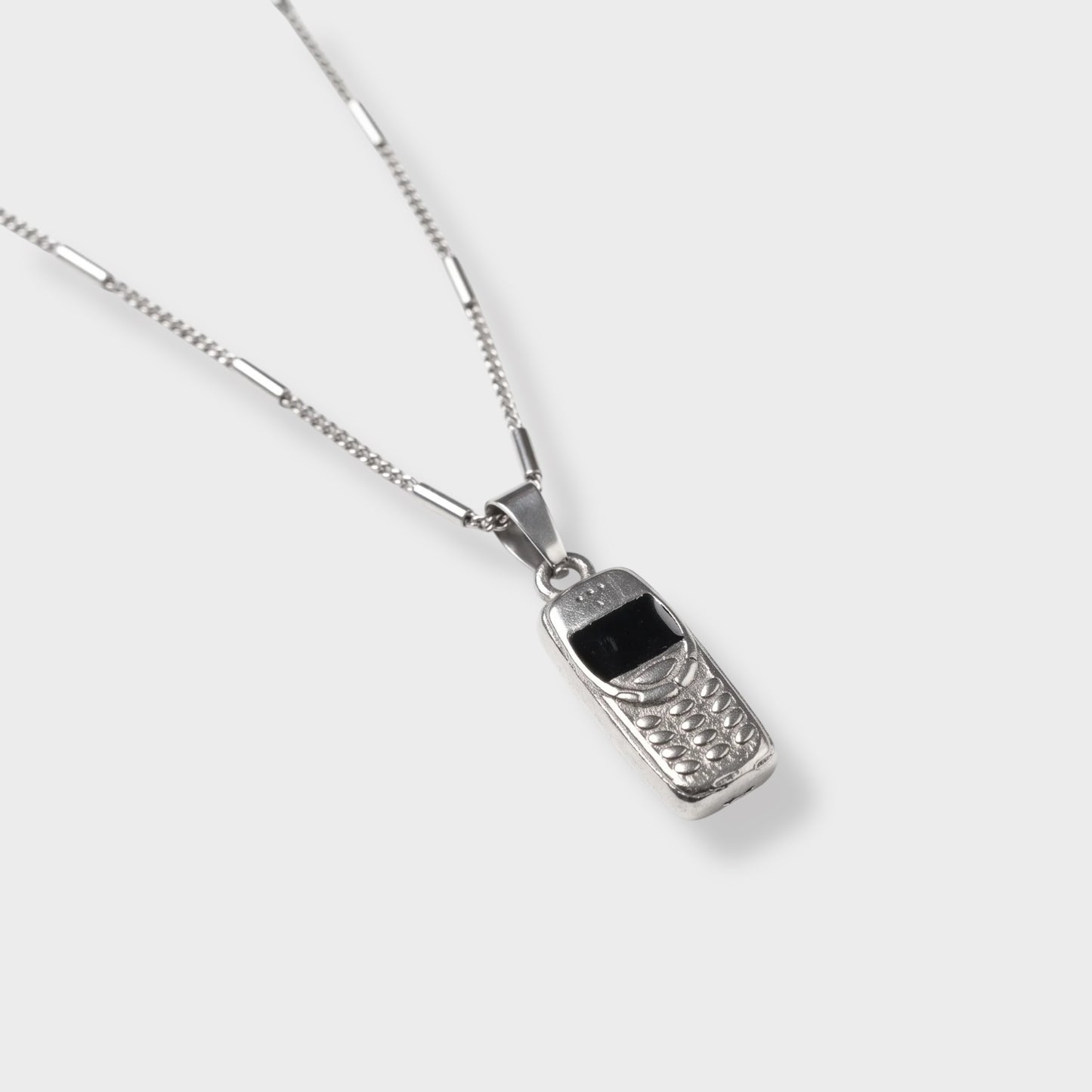 Retro phone Silver