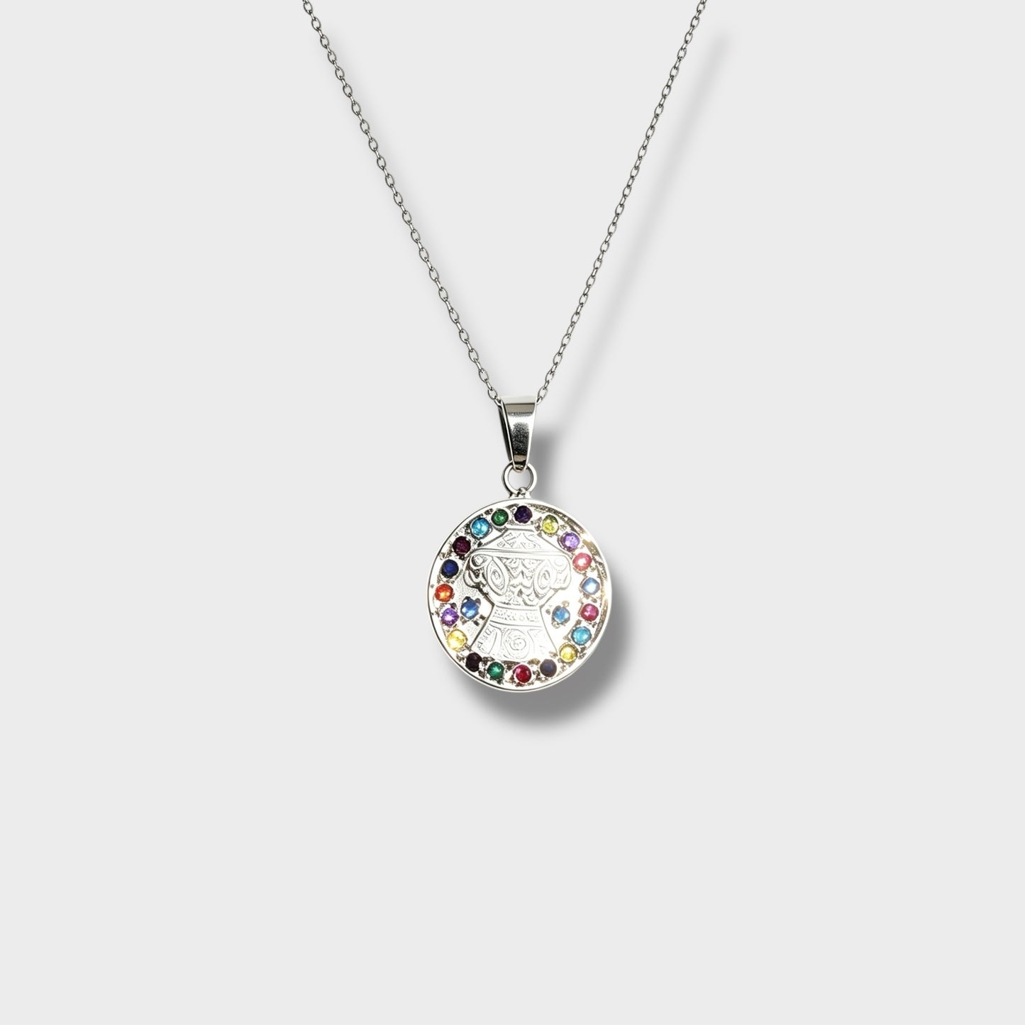 Gemstone Lantern silver