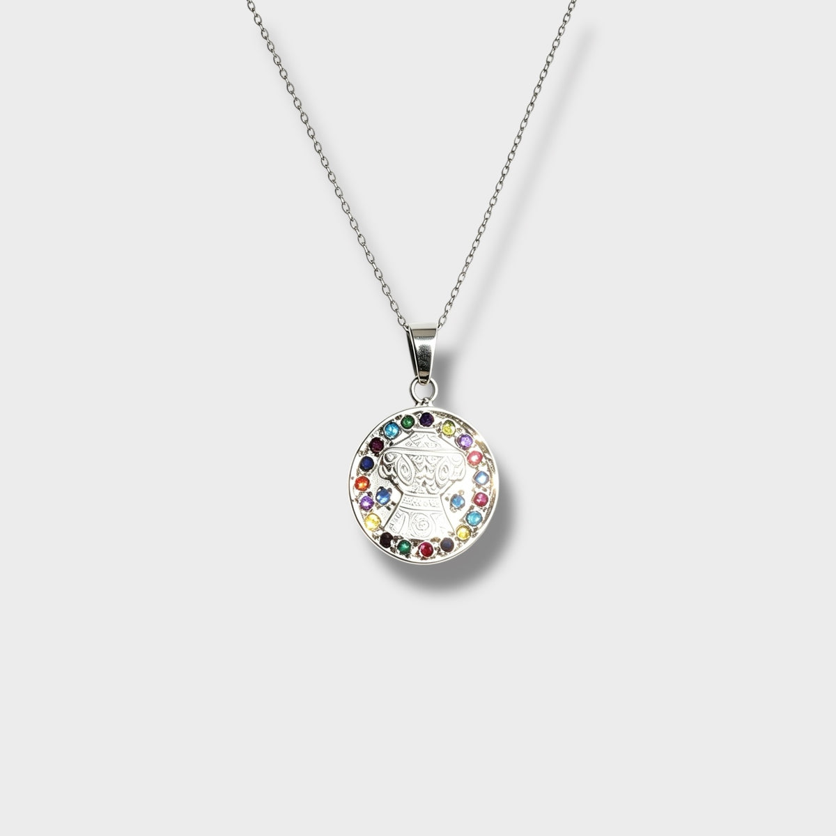 Gemstone Lantern silver