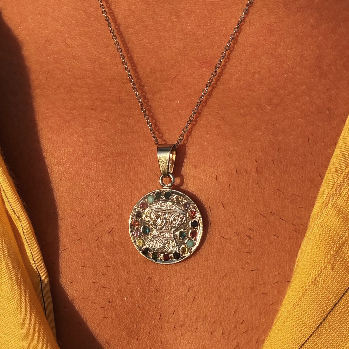 Gemstone Lantern silver