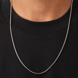 Round Box Chain Silver