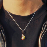 Gameboy Necklace Silver