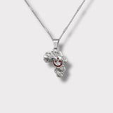 Africa Map Silver