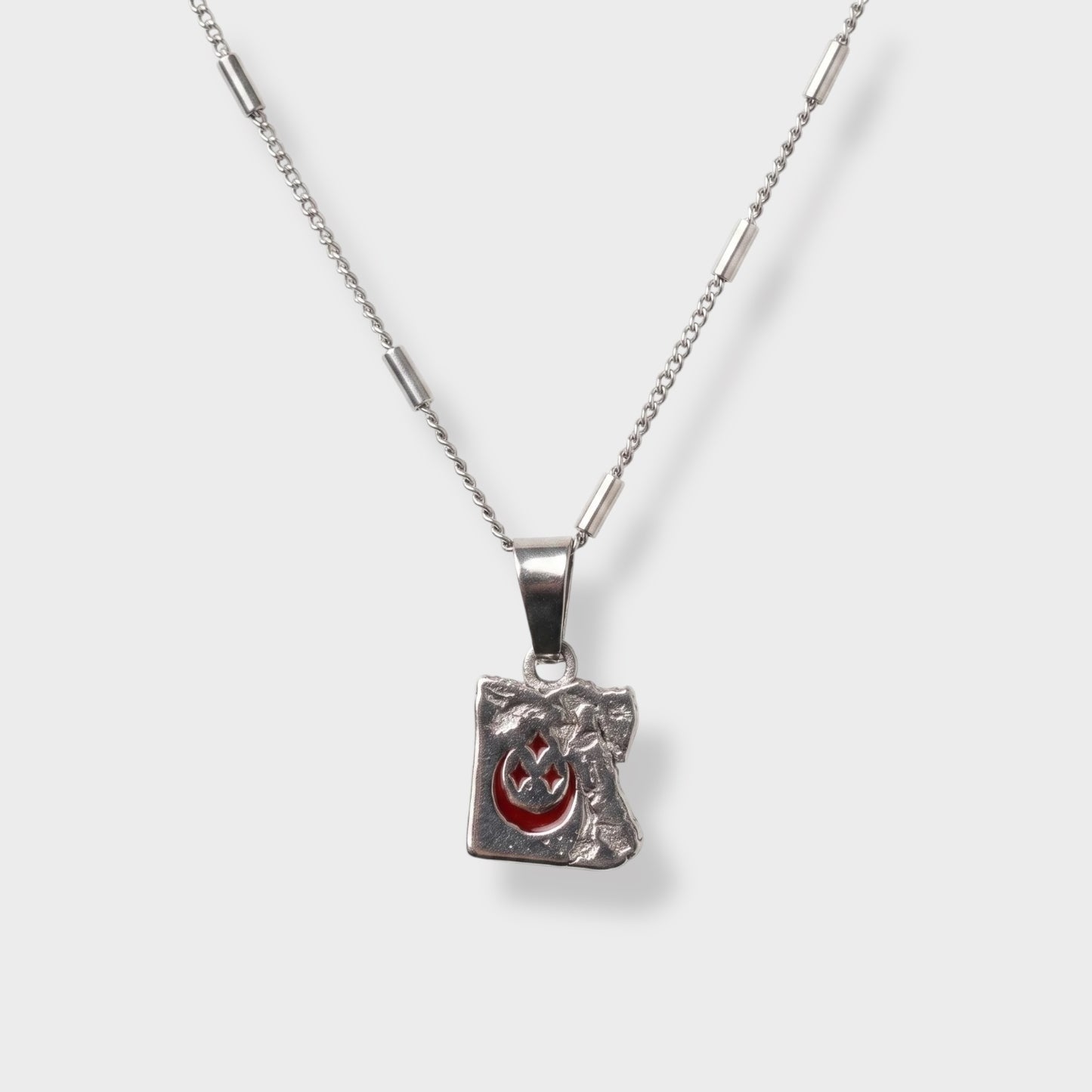 Egypt Map Silver