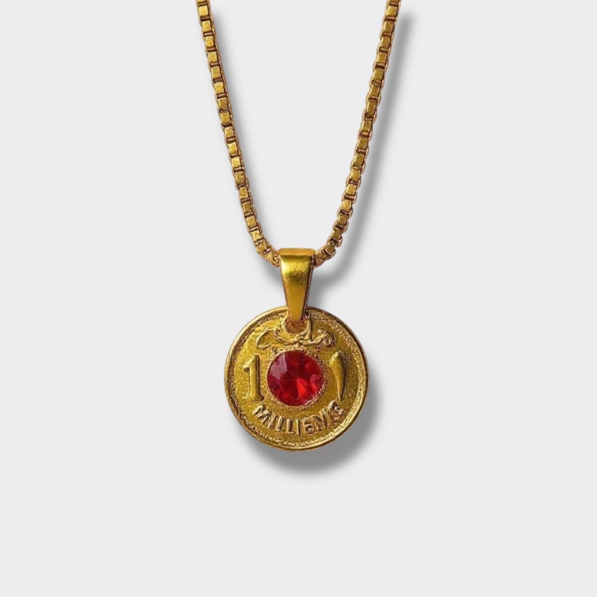 Ruby Millieme Necklace Gold