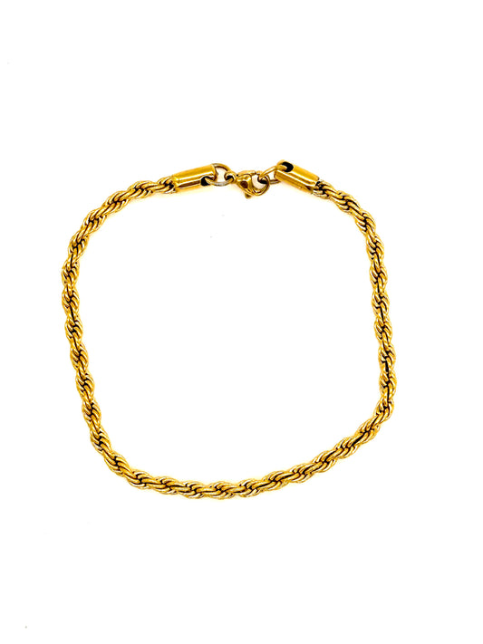 "ROPE BRACELET" Gold